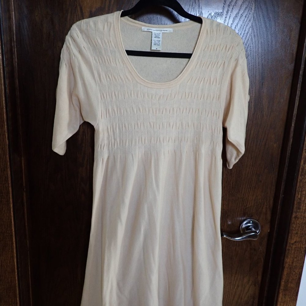 GUC Authentic DVF Oran Wool Dress US M $25